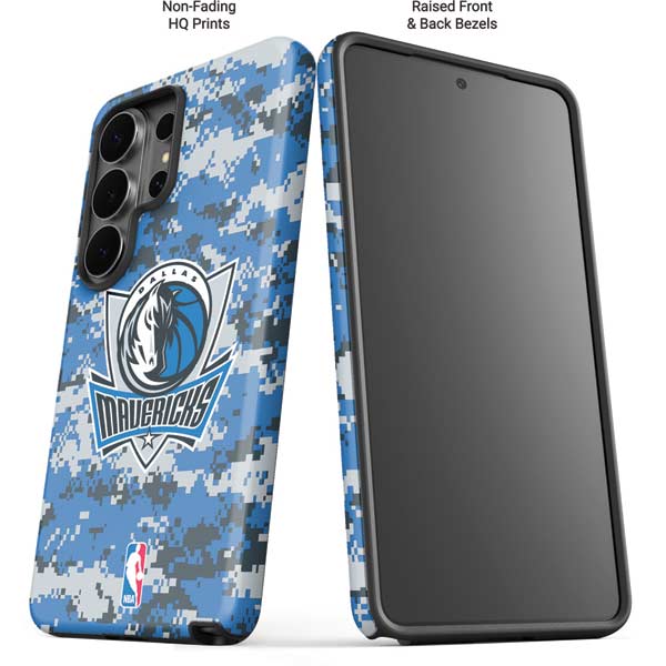 NBA Dallas Mavericks Digi Camo Galaxy S26 Ultra Impact Case