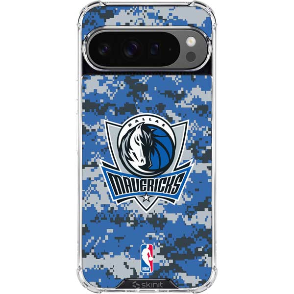 NBA Dallas Mavericks Digi Camo Google Pixel 10 Pro Clear Case