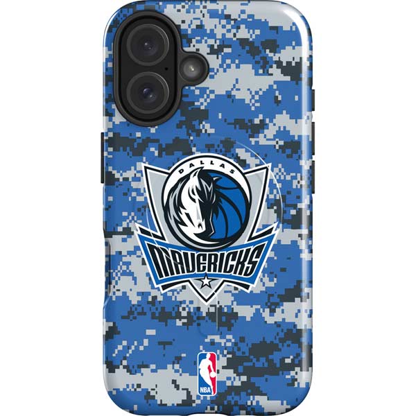NBA Dallas Mavericks Digi Camo iPhone 16 Plus Magsafe Impact Case