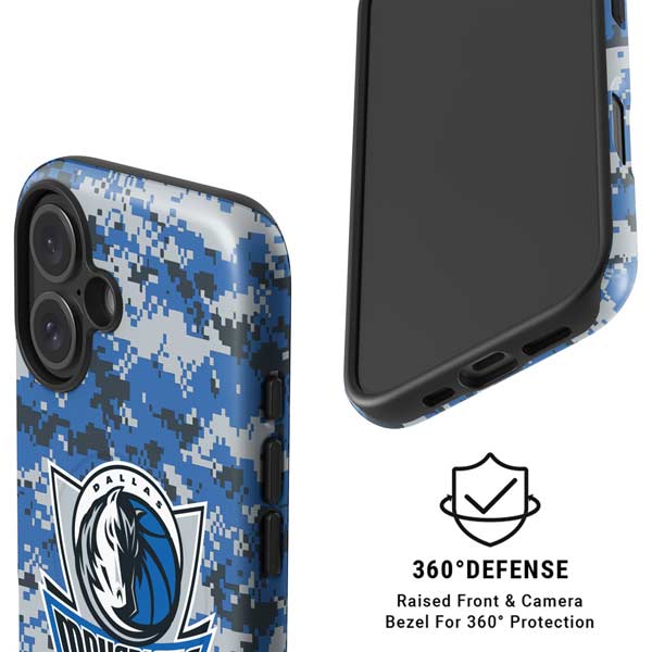 NBA Dallas Mavericks Digi Camo iPhone 16 Plus Magsafe Impact Case