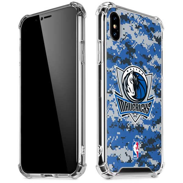 NBA Dallas Mavericks Digi Camo iPhone X/XS Clear Case