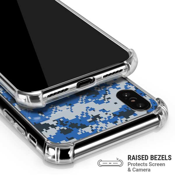 NBA Dallas Mavericks Digi Camo iPhone X/XS Clear Case