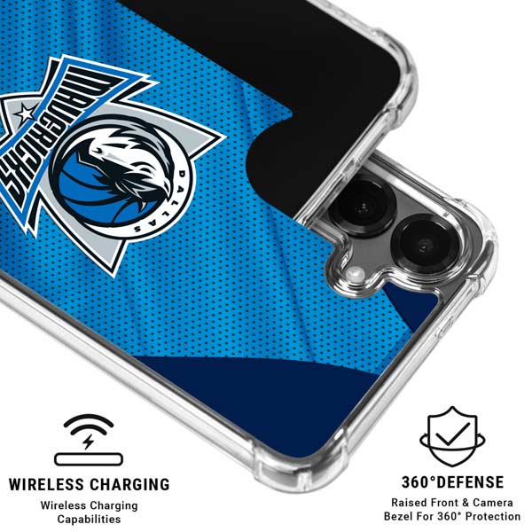 NBA Dallas Mavericks Jersey Galaxy S26 Plus Clear Case