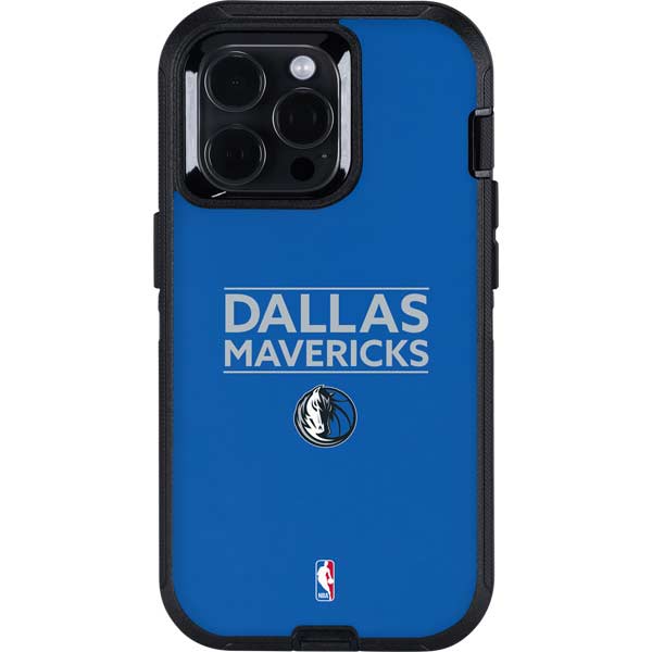 NBA Dallas Mavericks Standard - Light Blue Otterbox Defender iPhone Skin