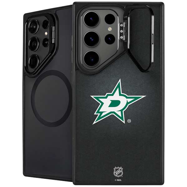 NHL Dallas Stars Black Background Galaxy S26 Ultra Kickstand Case