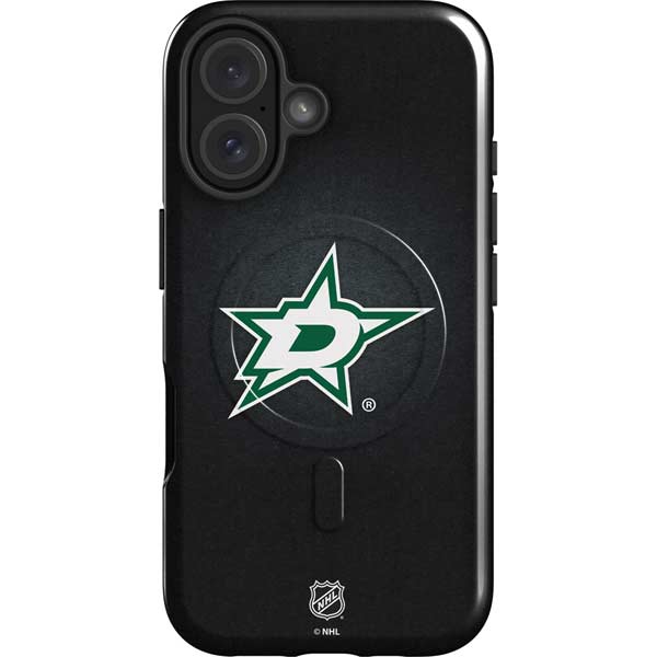 NHL Dallas Stars Black Background iPhone 16 Magsafe Impact Case