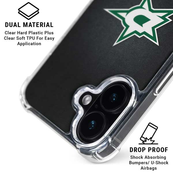 NHL Dallas Stars Black Background iPhone 17 MagSafe Case