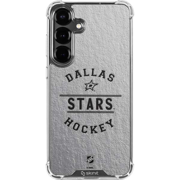 NHL Dallas Stars Black Text Galaxy S26 Clear Case