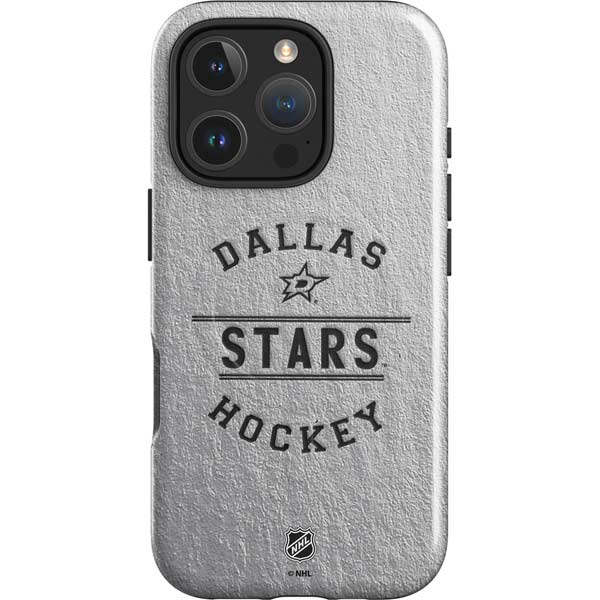 NHL Dallas Stars Black Text iPhone 16 Pro Magsafe Impact Case