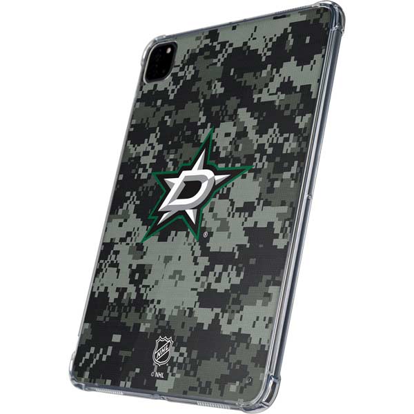 NHL Dallas Stars Camo iPad Pro 11in (2024) Clear Case