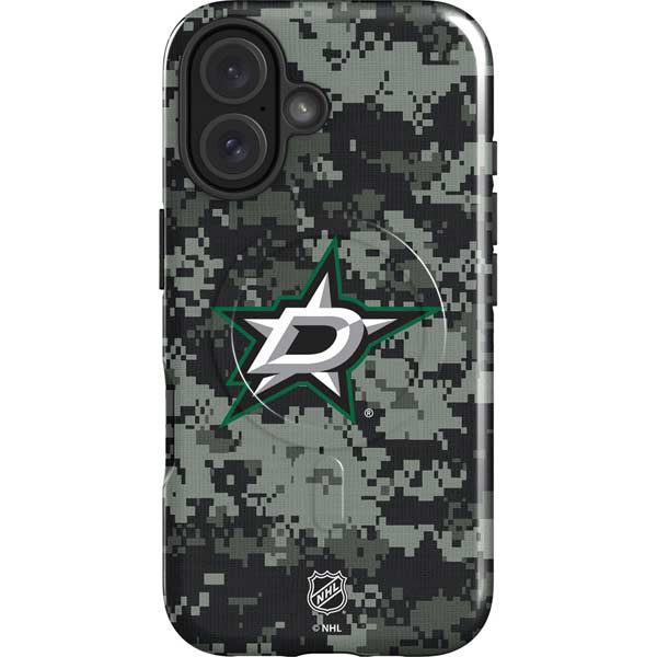 NHL Dallas Stars Camo iPhone 16 Plus Magsafe Impact Case