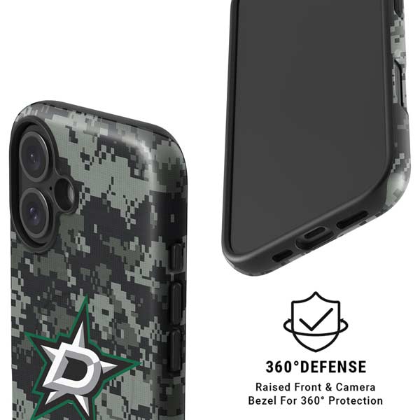 NHL Dallas Stars Camo iPhone 16 Plus Magsafe Impact Case