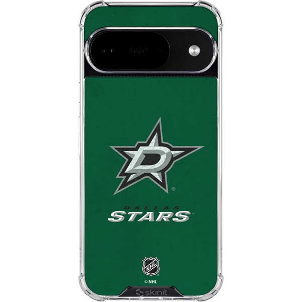 NHL Dallas Stars Distressed Google Pixel 10 Clear Case