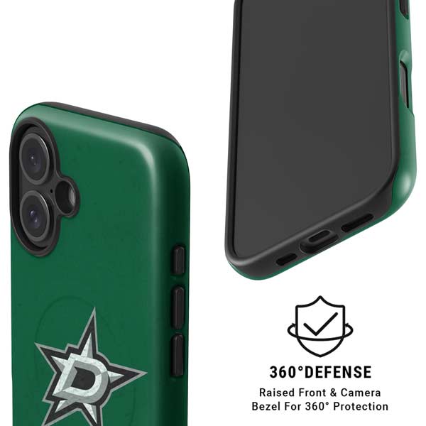 NHL Dallas Stars Distressed iPhone 16 Magsafe Impact Case