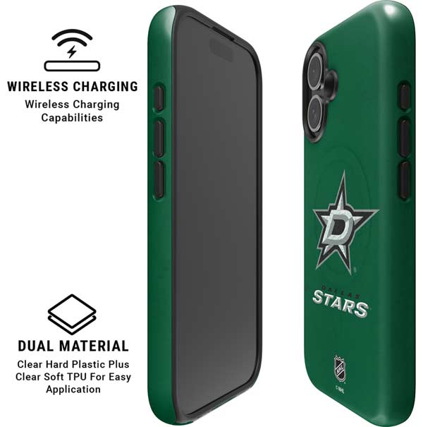 NHL Dallas Stars Distressed iPhone 16 Magsafe Impact Case