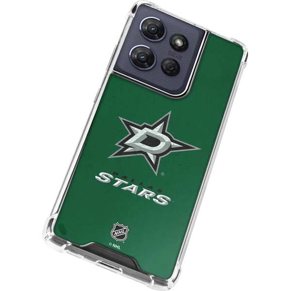 NHL Dallas Stars Distressed Moto G Play 5G (2025) Clear Case