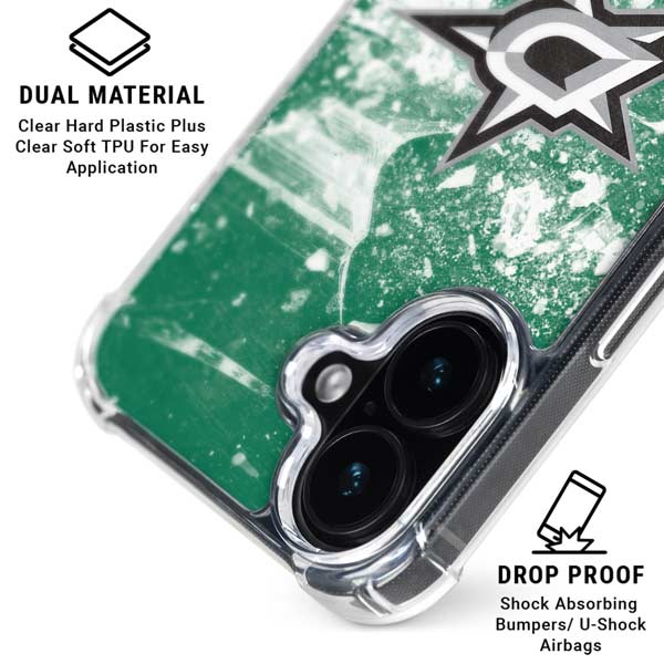 NHL Dallas Stars Frozen iPhone 17 Clear Case
