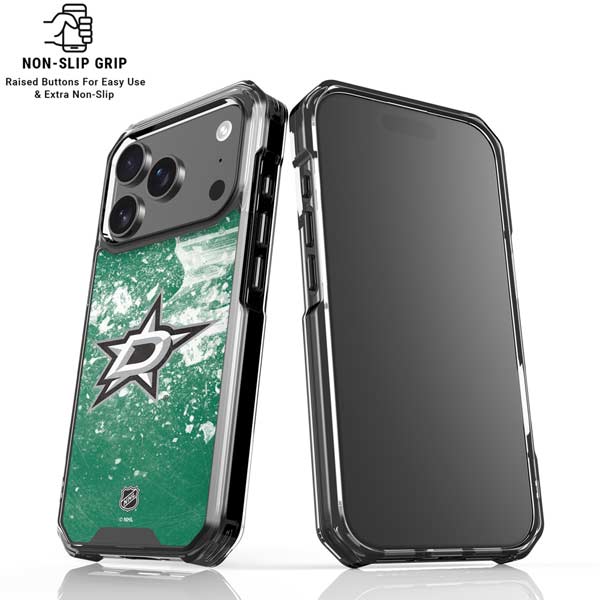 NHL Dallas Stars Frozen iPhone 17 Pro Clear Case