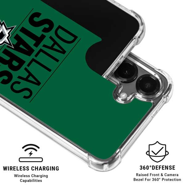 NHL Dallas Stars Lineup Galaxy S26 Clear Case