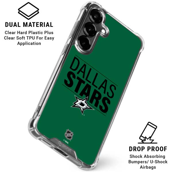 NHL Dallas Stars Lineup Galaxy S26 Clear Case