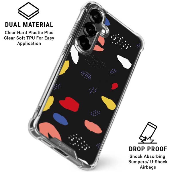 Dark Color Pop Galaxy S26 Plus Clear Case