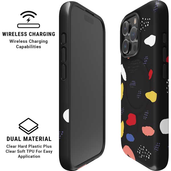 Dark Color Pop iPhone 16 Pro Max Magsafe Impact Case