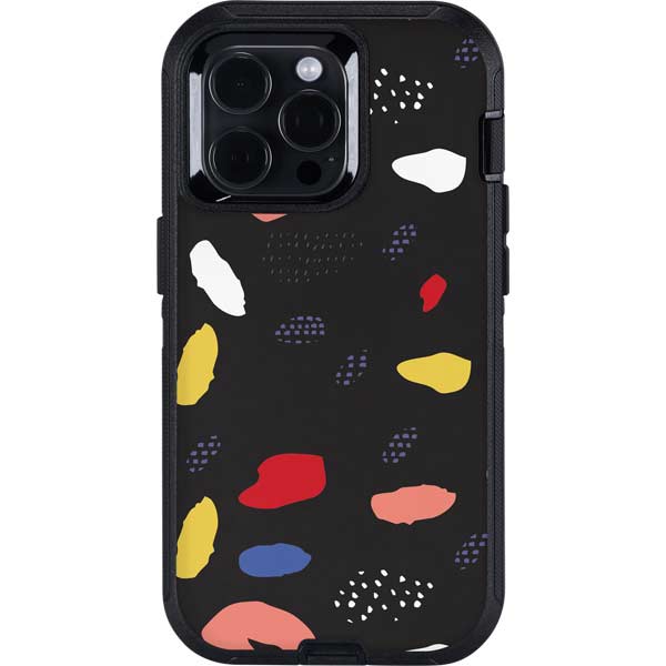Dark Color Pop Otterbox Defender iPhone Skin