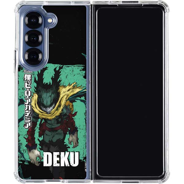 My Hero Academia Dark Deku Season 6 Galaxy Z Fold7 Clear Case