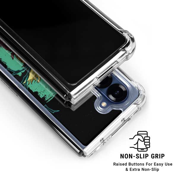 My Hero Academia Dark Deku Season 6 Galaxy Z Fold7 Clear Case