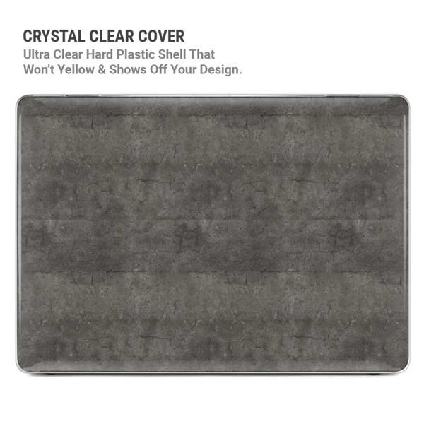 Dark Iron Grey Concrete MacBook Pro 14in (2021-24) Case plus Skin