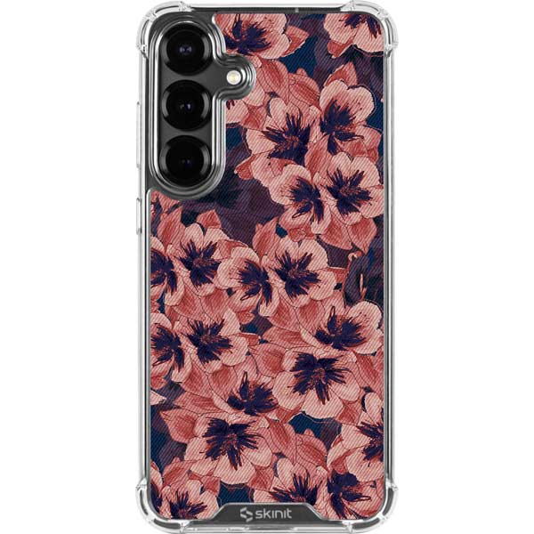 Dark Tapestry Floral Galaxy S26 Clear Case