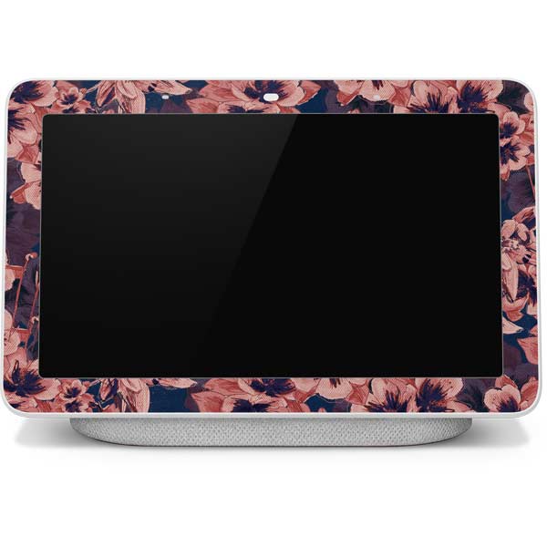 Dark Tapestry Floral Google Home Hub Skin