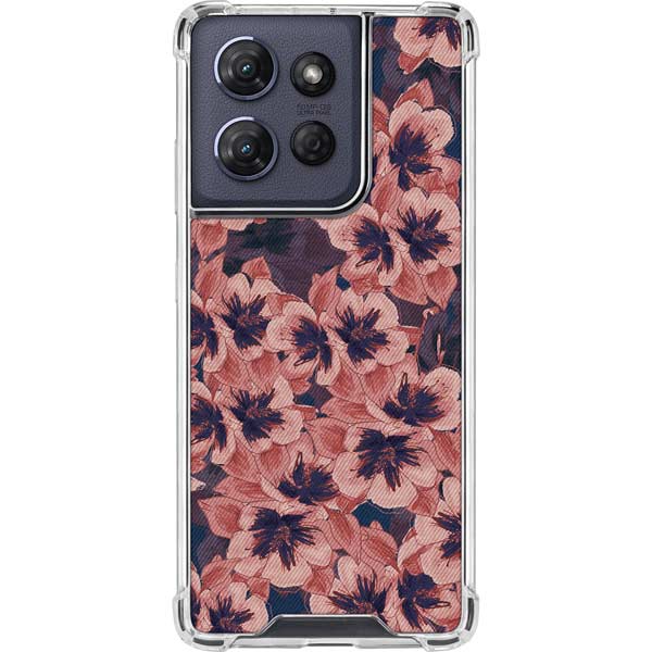 Dark Tapestry Floral Moto G Power 5G (2025) Clear Case