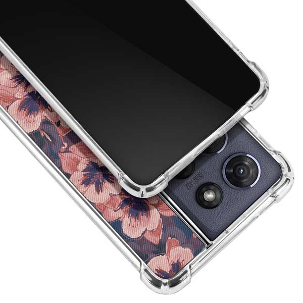 Dark Tapestry Floral Moto G Power 5G (2025) Clear Case