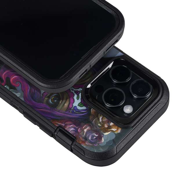 Day of the Dead Gothic Skull Fairy by Jasmine Becket-Griffith Otterbox Defender iPhone Skin