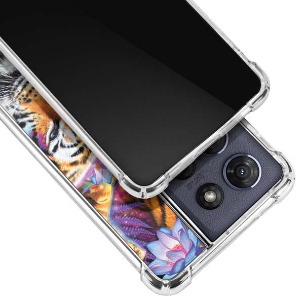 Daydream Galaxy Tigers by Sheena Pike Moto G Power 5G (2025) Clear Case