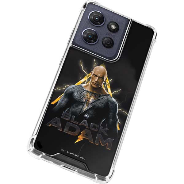DC Comics Black Adam Movie Art Charcater Moto G Power 5G (2025) Clear Case