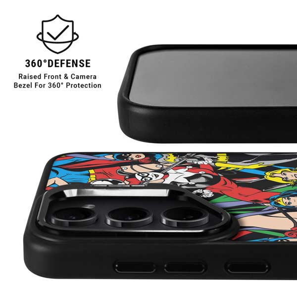 DC Comics Wonder Woman DC Bombshells Characters Pattern Galaxy S26 Kickstand Case