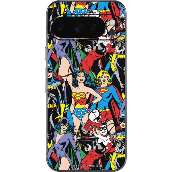 DC Comics Wonder Woman DC Bombshells Characters Pattern Google Pixel 10 Pro XL Skin