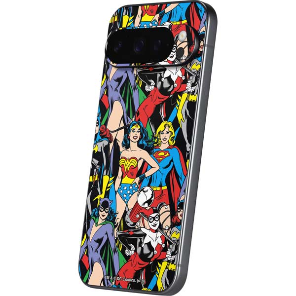 DC Comics Wonder Woman DC Bombshells Characters Pattern Google Pixel 10 Pro XL Skin