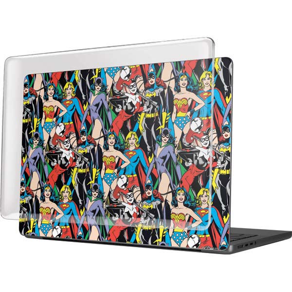 DC Comics Wonder Woman DC Bombshells Characters Pattern MacBook Pro 14in (2021-24) Case plus Skin