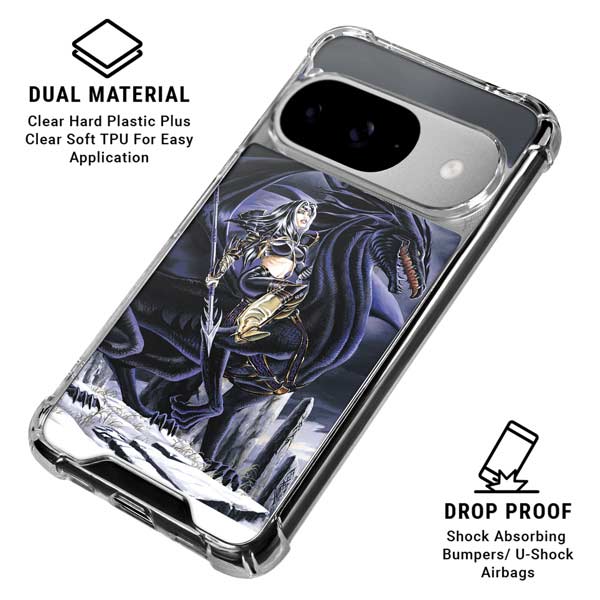 Dead of Winter Dragon and Warriors by Ruth Thompson Google Pixel 10 Clear Case
