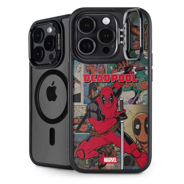Marvel Deadpool Deadpool Collage iPhone 14 Pro Kickstand Case