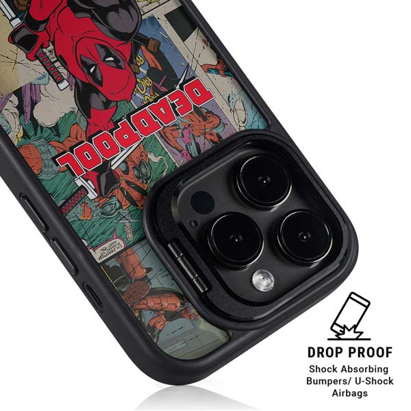 Marvel Deadpool Deadpool Collage iPhone 14 Pro Kickstand Case