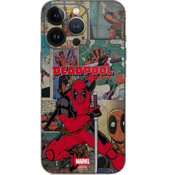Marvel Deadpool Deadpool Collage iPhone 15 Pro Skin