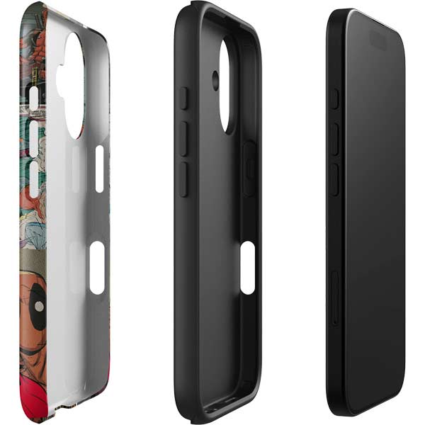 Marvel Deadpool Deadpool Collage iPhone 16 Plus Impact Case