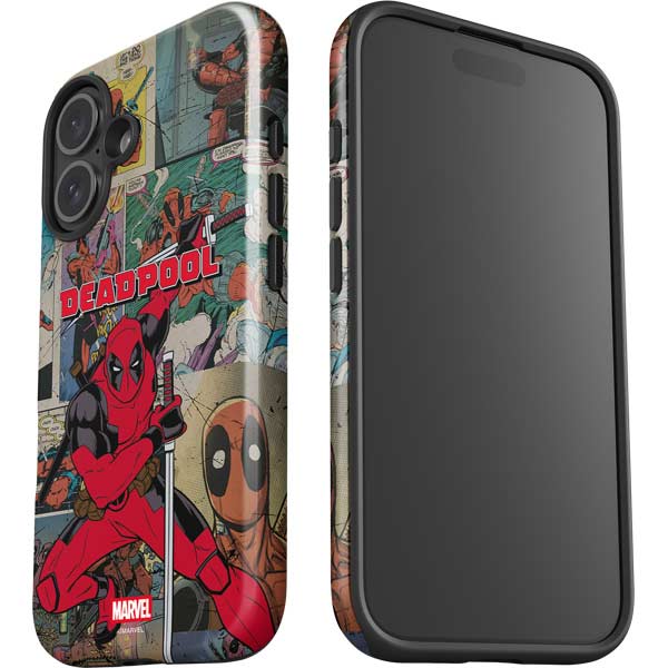 Marvel Deadpool Deadpool Collage iPhone 16 Plus Impact Case