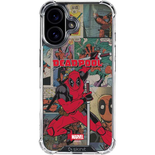 Marvel Deadpool Deadpool Collage iPhone 17 Clear Case