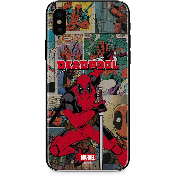 Marvel Deadpool Deadpool Collage iPhone XS Skin