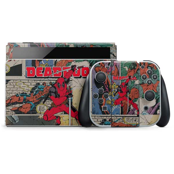 Marvel Deadpool Deadpool Collage Nintendo Switch OLED (2021) Skin